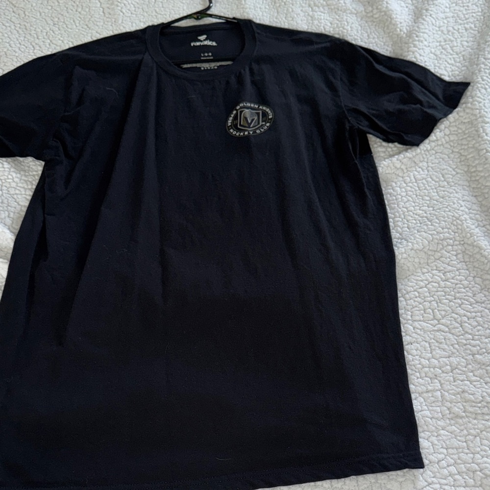 Vegas Golden Knights Fanatics Black Short Sleeve Tee